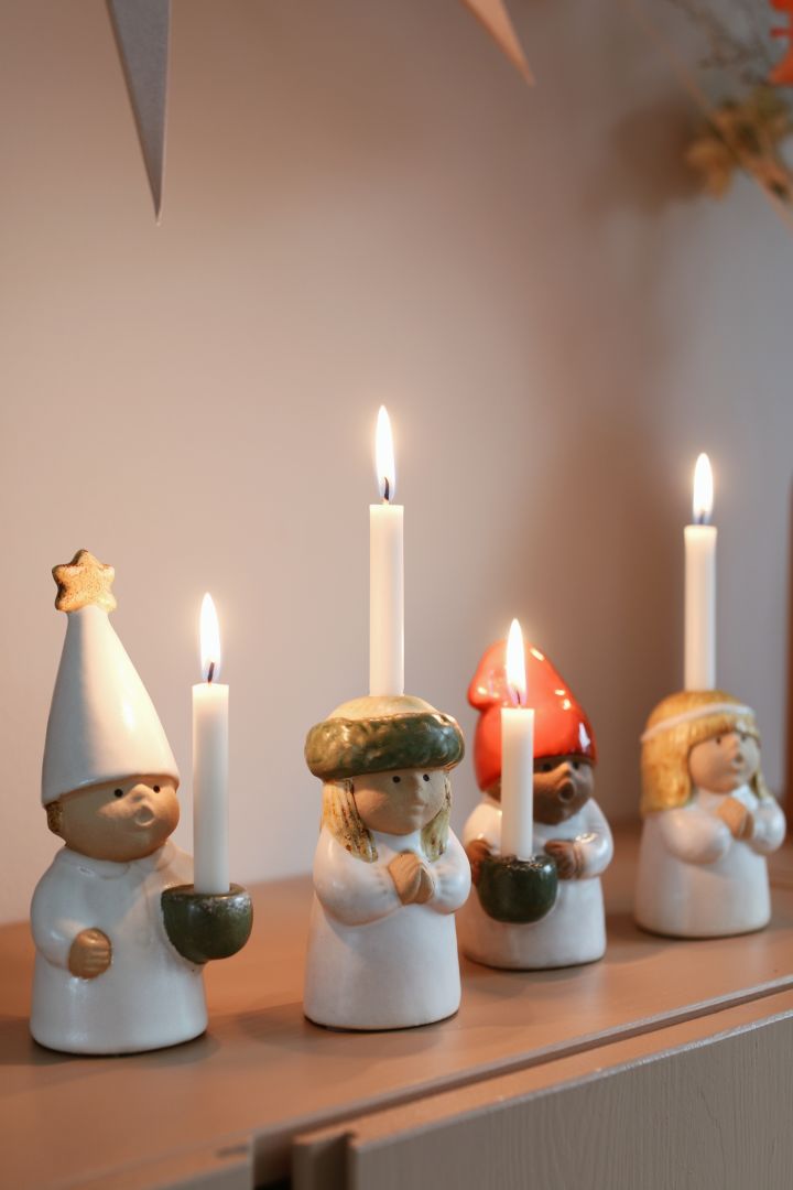 Klassiske julefavoritter - her ser du Lucia julefigur fra Rörstrand.